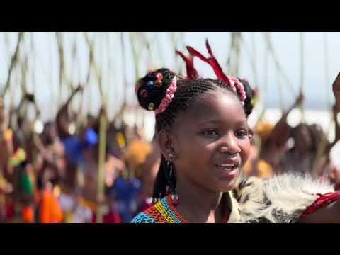 Simezwini – King Misuzulu’s Daughter leading uMhlanga 2023 eNyokeni | uMkhosi WoMhlanga #umhlanga