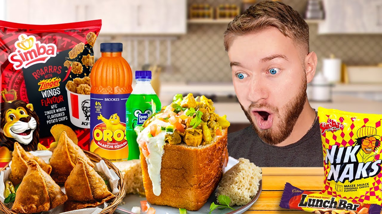 German Tries South African Food