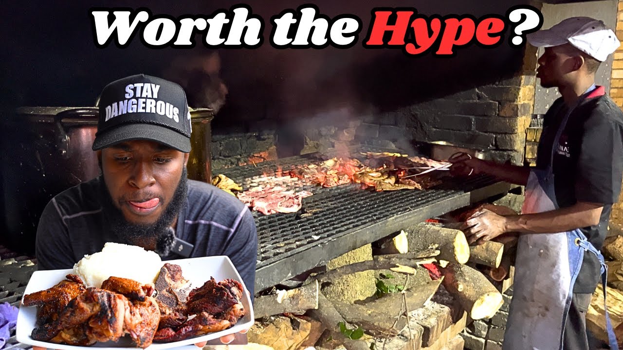 African Americans Try Local South African Food For The First Time | Braai Edition