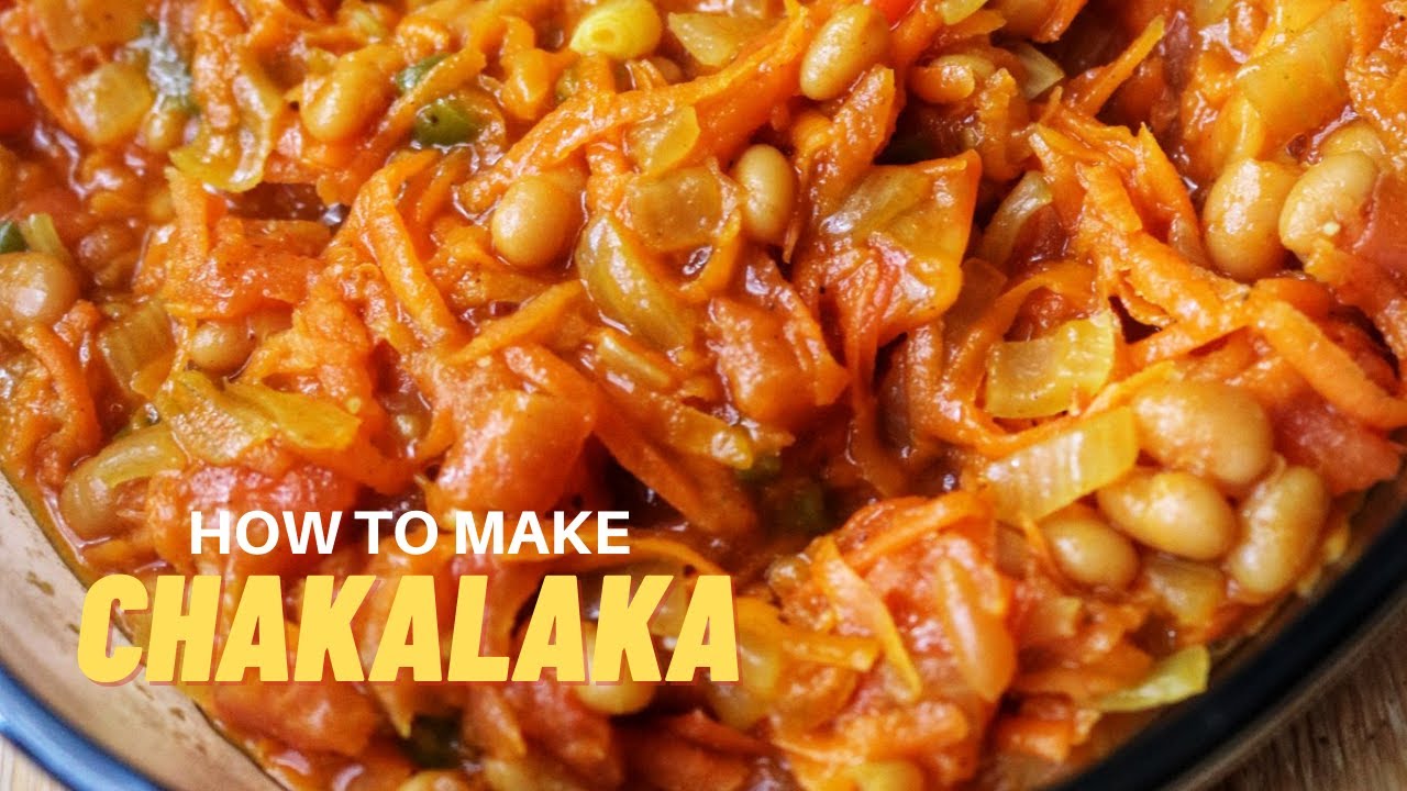 How to make Chakalaka | South African Food | South African Relish