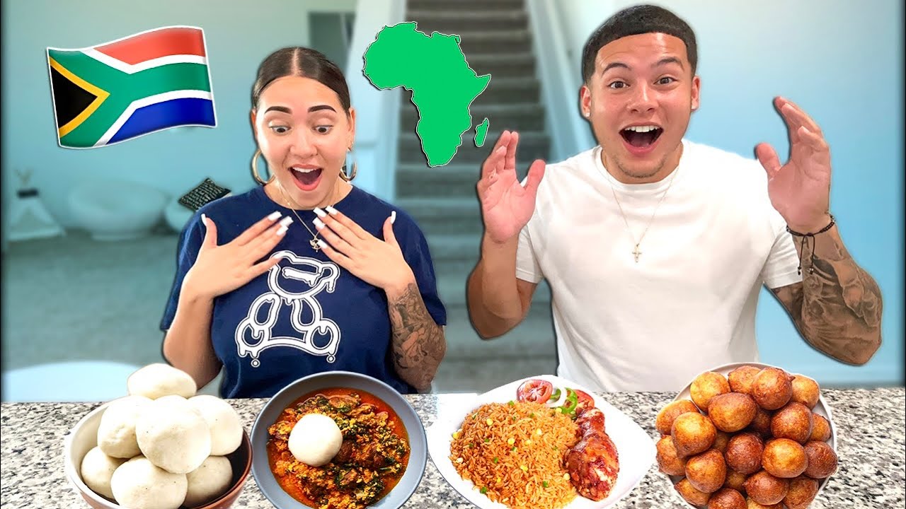 WE TRIED AFRICAN FOOD FOR THE FIRST TIME!!