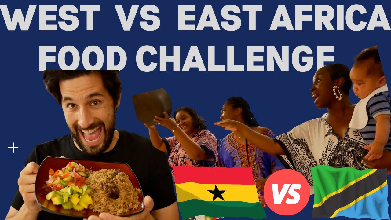 American Husband Tries East African Food//Tanzania//Food Challenge//African Food