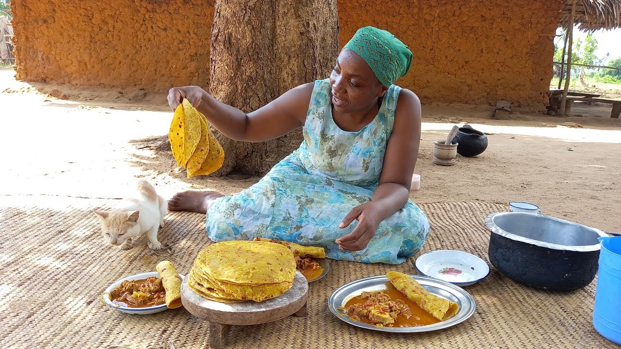 African Village Life//Cooking Traditional African Food for Dinner