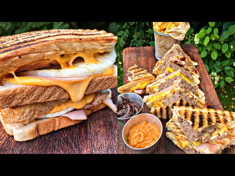 Dagwood Sandwich| Sandwich ideas| Street Food| South African Food|Grilled Cheese Sandwich