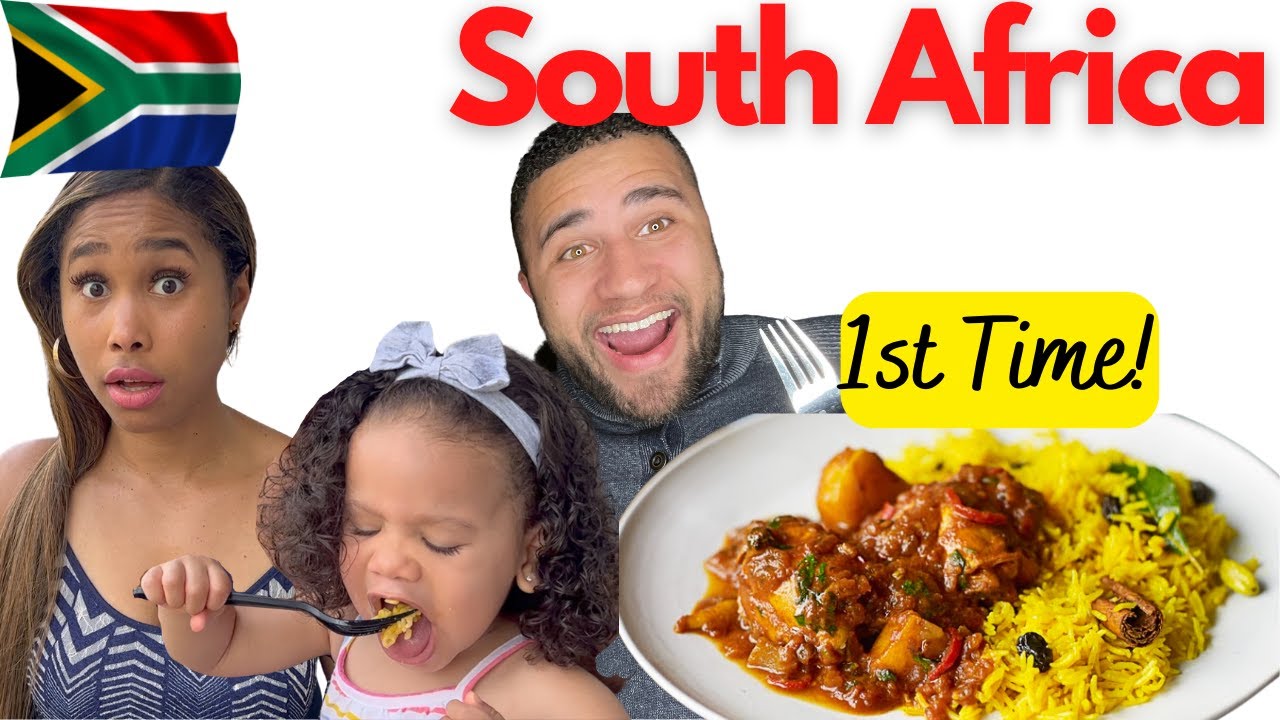 AMERICAN COUPLE (& BABY!) TRIES SOUTH AFRICAN FOOD FOR THE 1ST TIME!