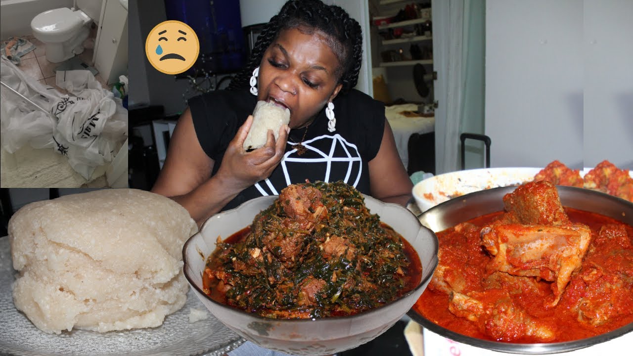 Nigerian/African Food MUKBANG: I had an accident and broke….