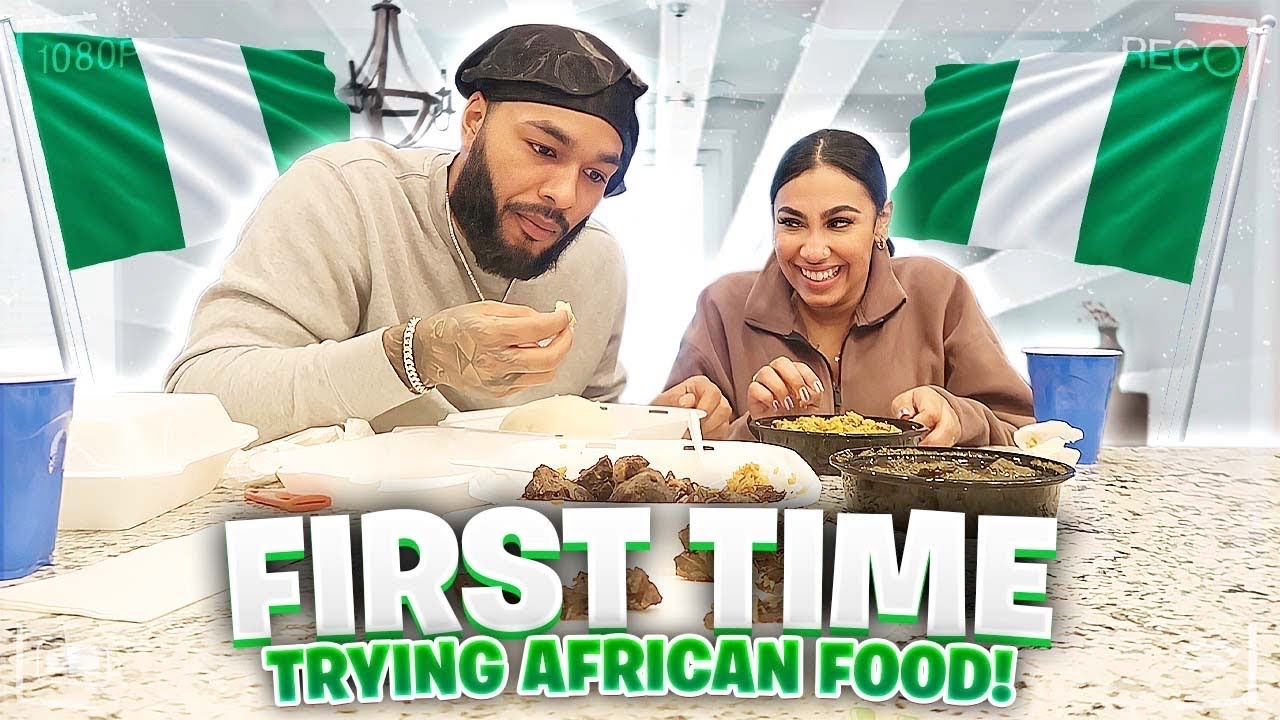 WE TRIED AFRICAN FOOD FOR THE FIRST TIME!! (Fufu, Egusi, Goat)