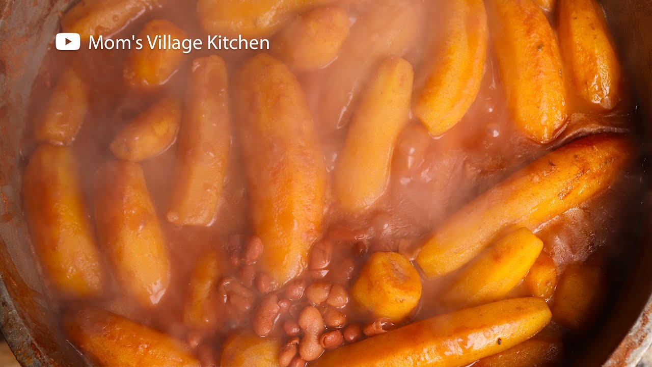 How To Cook Katogo (Matooke and Beans)  – Mom’s Village Kitchen – African Food