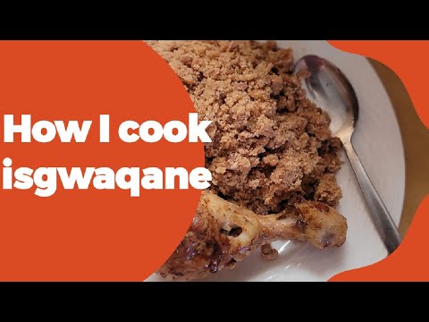 How I cook isgwaqane |South African food #zulu #cooking