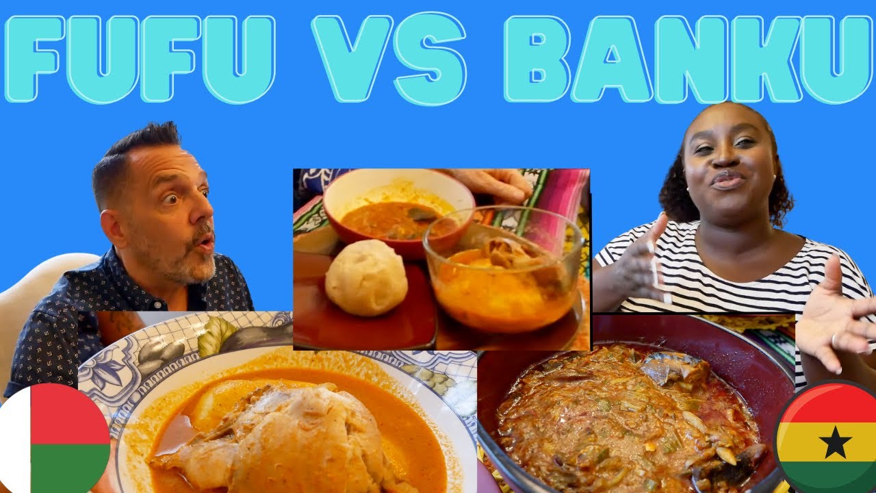 Banku vs Fufu: Our Friends Decide Who Wins//First Time Eating African Food