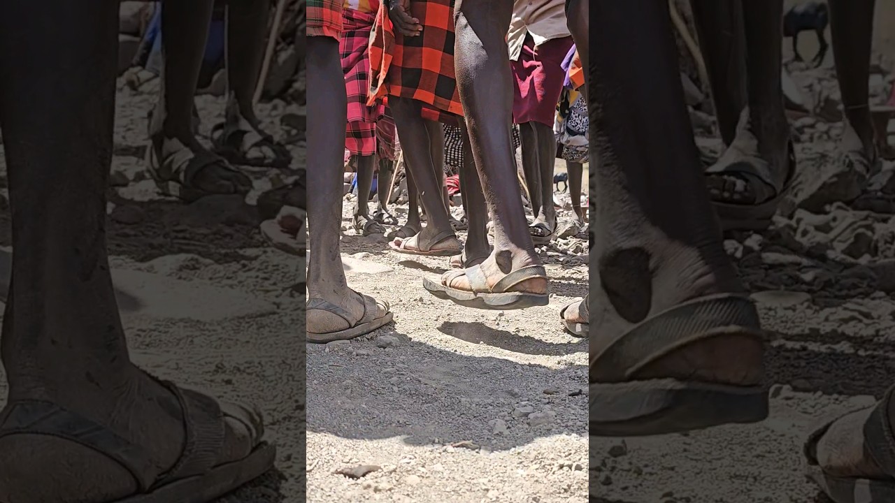 Amazing Turkana Feet Stomping Traditional Dance#shortsfeed #africa