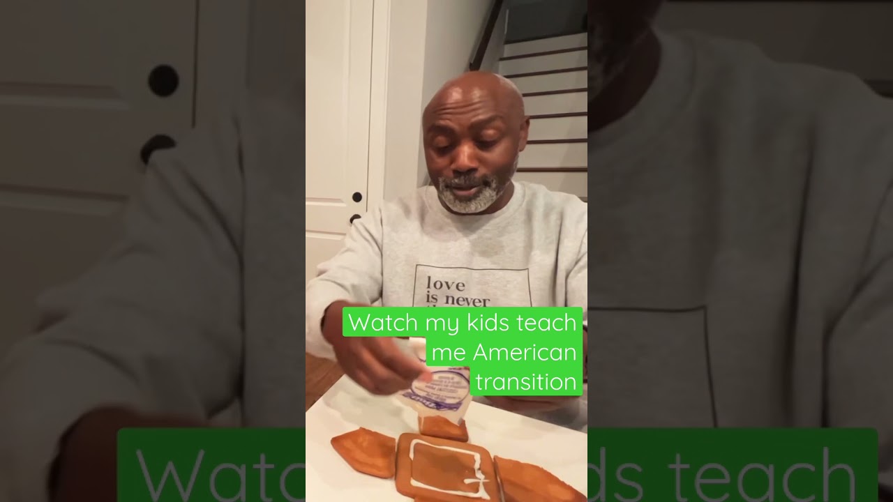 American kids teaching African dad Christmas traditions