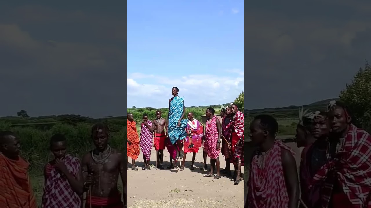 Inside Look: CRAZY Maasai Tribe Dance #shorts