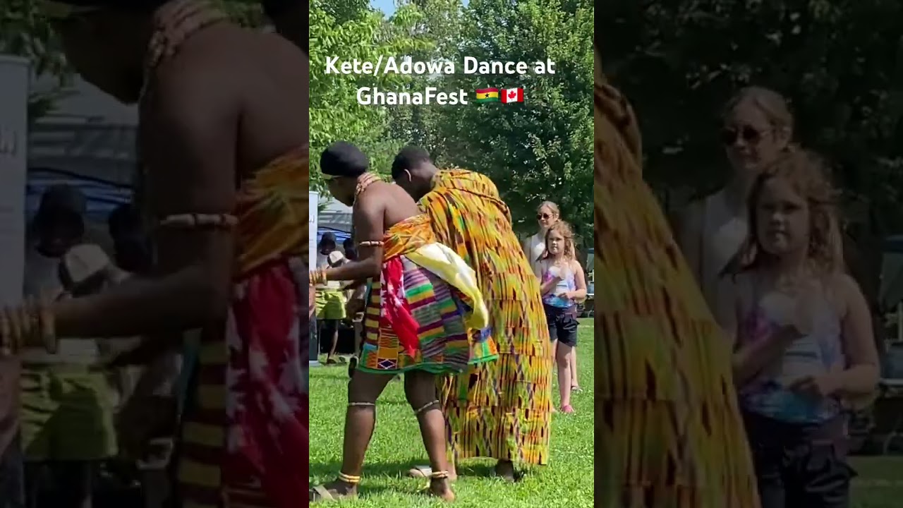 Kete/Adowa Dance at GhanaFest by Sankofa Cultural Troupe.