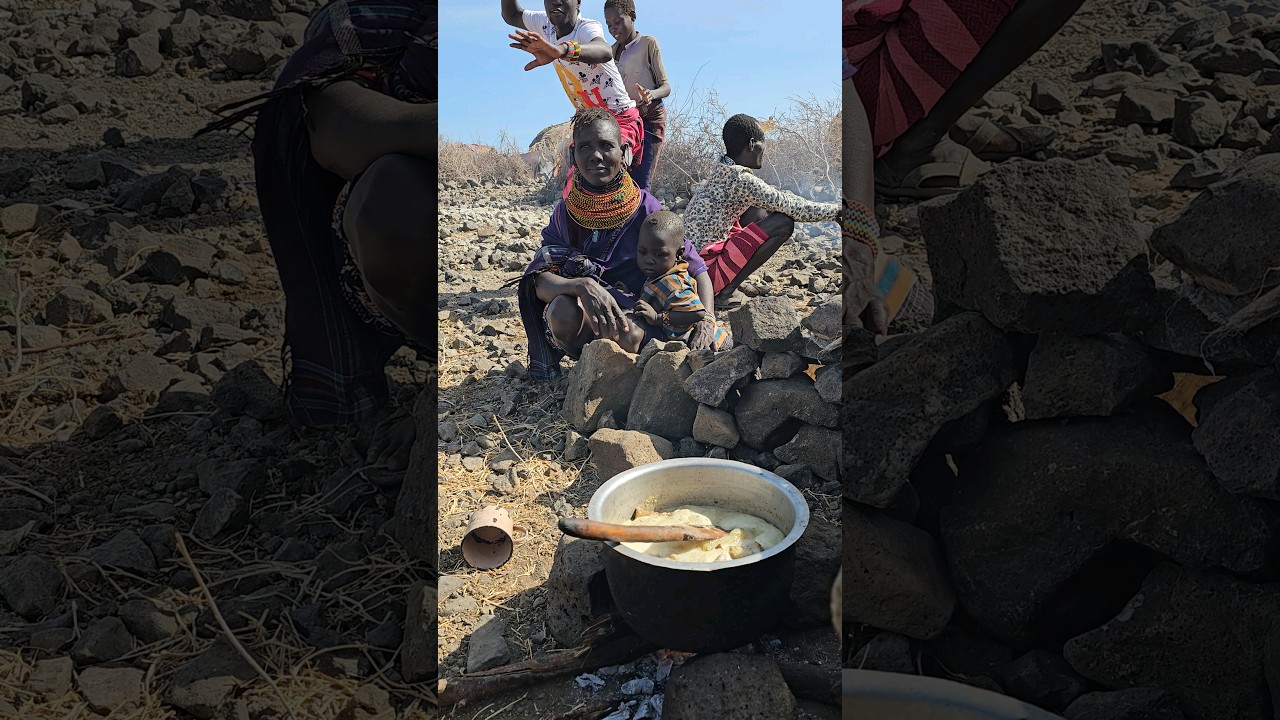 Preparing Ram Soup For Breakfast With Turkana Tribe#shortsfeed #africanculture