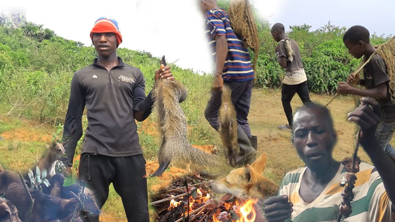 See how Baganda tribe successfully HUNT to SURVIVE & Roast their MEAT (unchanged for 100,000years)