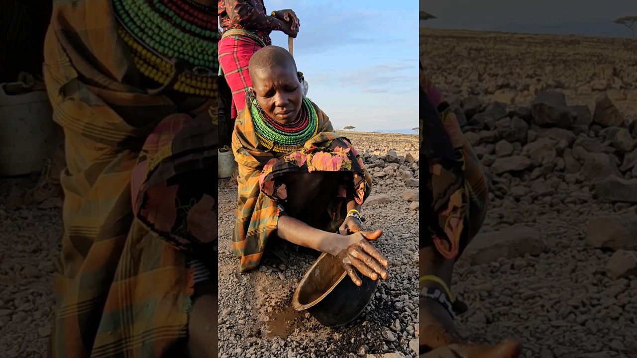 #They Use Natural Soil as Washing Detergebnt #shortsfeed  #africa #africanculture