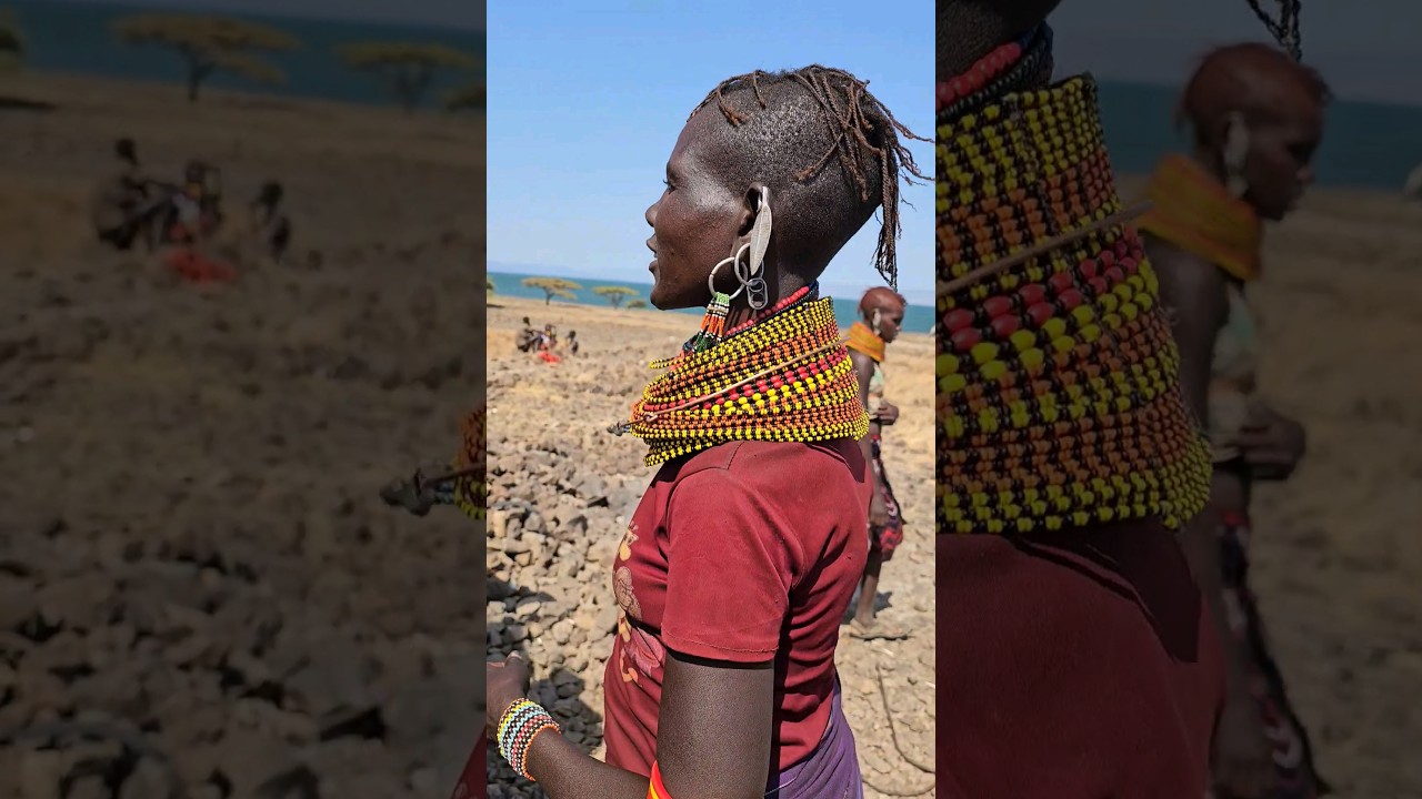 Turkana Beautiful Ladies Traditional Dance #shortsfeed #africa #africanculture