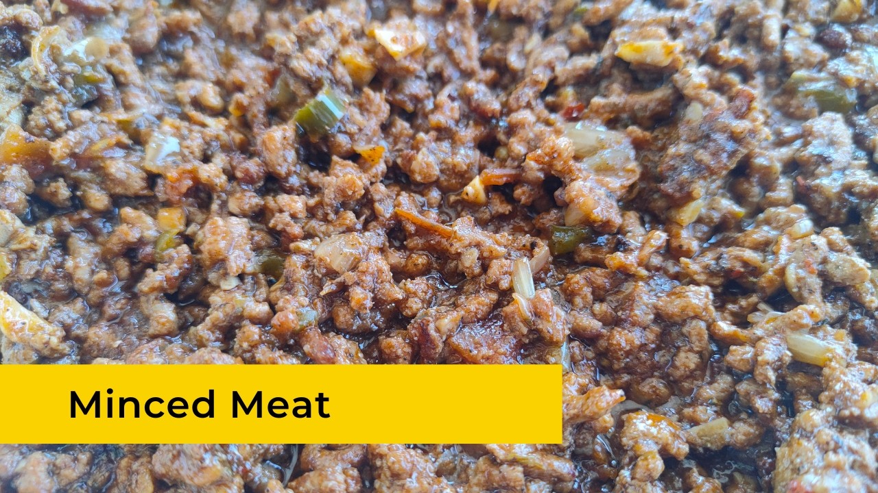 MINCED MEAT RECIPE: How To Make Mince | South African Food