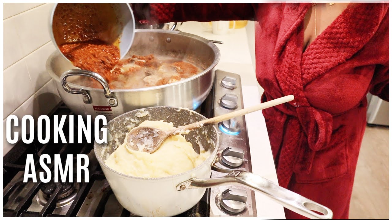 ASMR COOKING AFRICAN FOOD | THIS WILL MAKE YOU MISS YOUR HOME COUNTRY