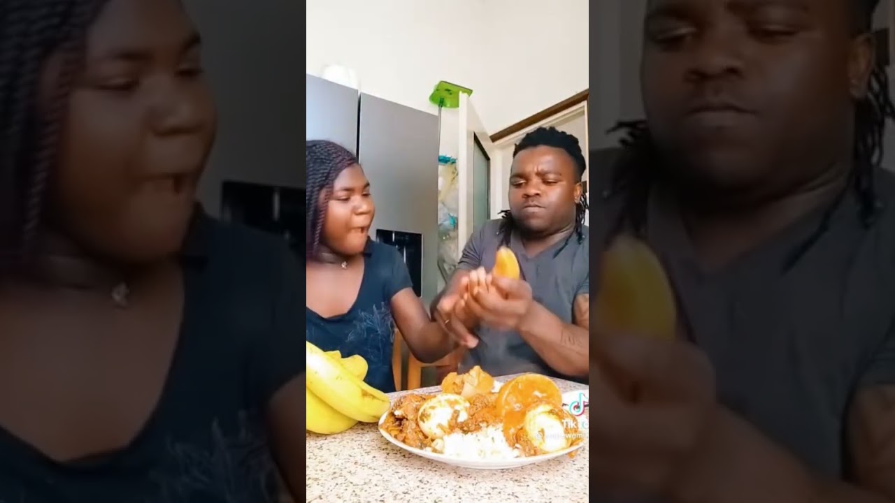 Eating African Food Mukbang #funnyvideo #viralvideo