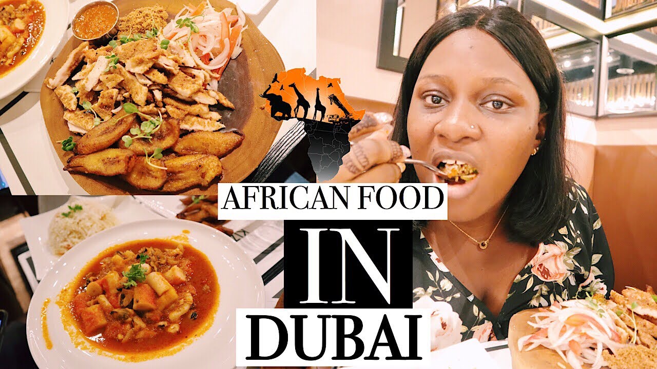 WE ATE AFRICAN FOOD IN THIS POPULAR RESTAURANT IN DUBAI!!