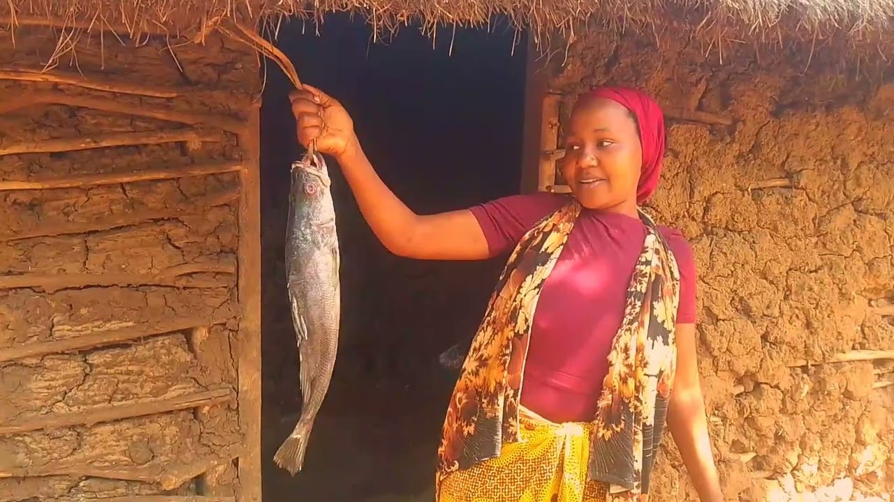 The Youngest Organic African Village Mothers Cooks The Most Organic African Food For Dinner