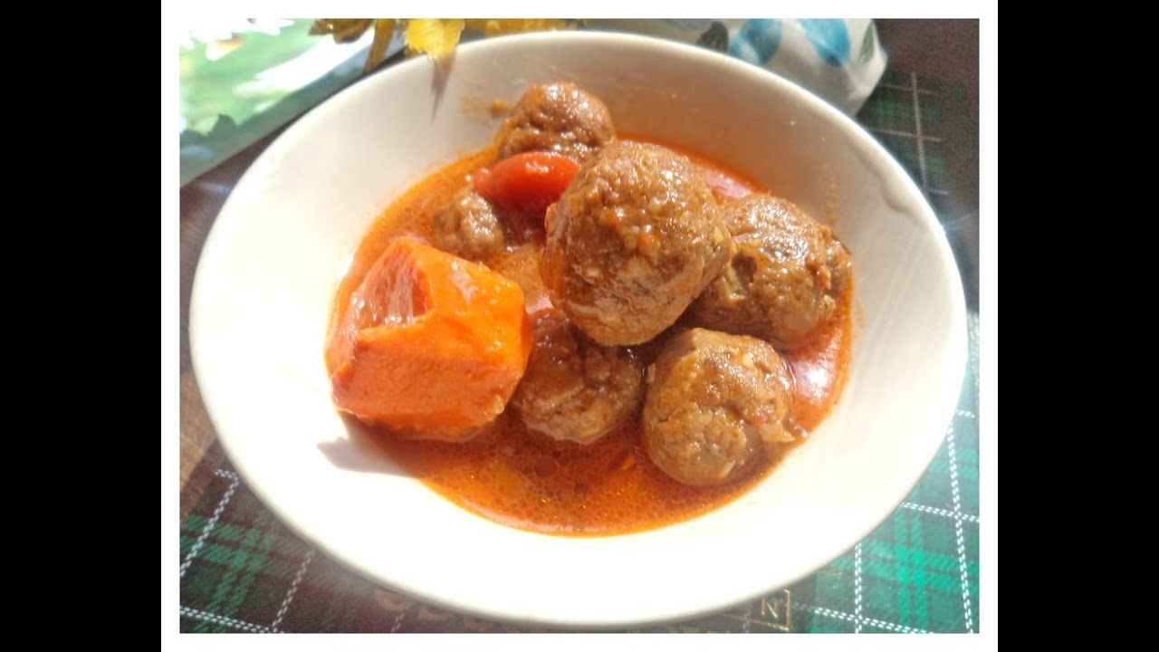 fish balls stew -African Food Recipe