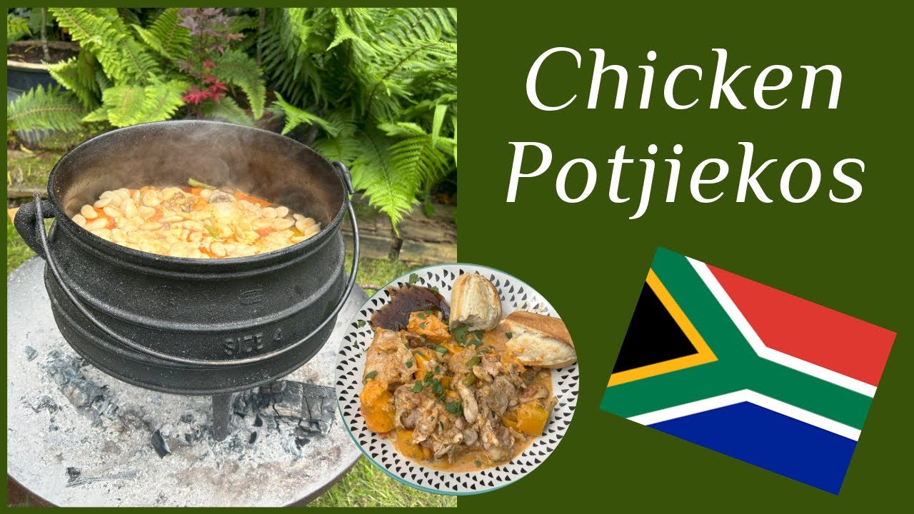 How To Cook Chicken Potjiekos – Creamy Chicken Potjie -South African Food  #potjiekos #potjie #braai