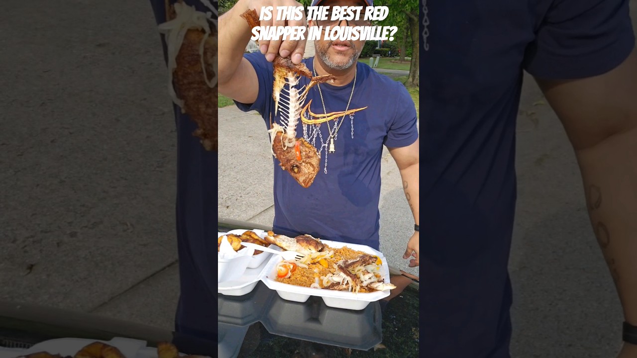 BEST RED SNAPPER In LOUISVILLE? #foodie #review #louisville #kentucky #african #food #shortvideo