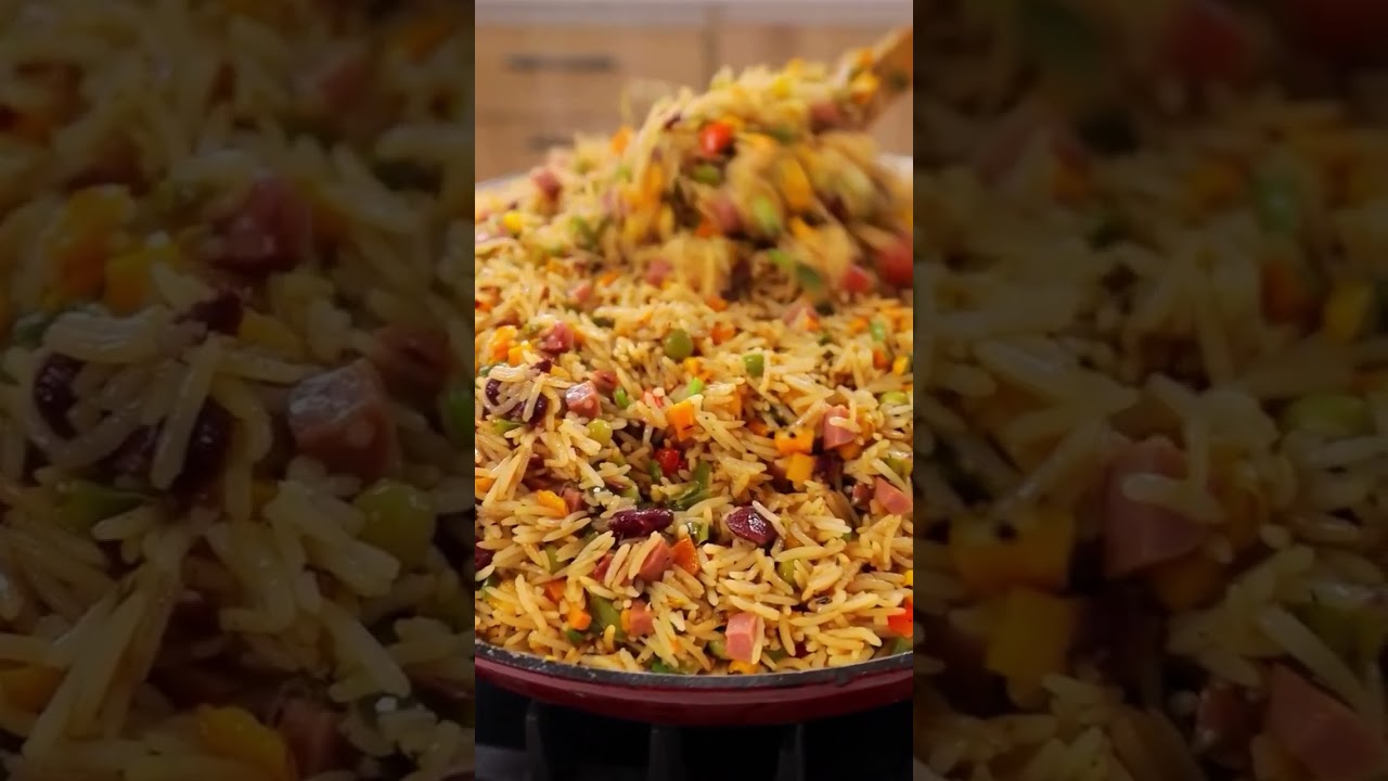 CORRECT PARTY JOLLOF RICE RECIPE #food #fypシ゚viral #cooking #africanfood