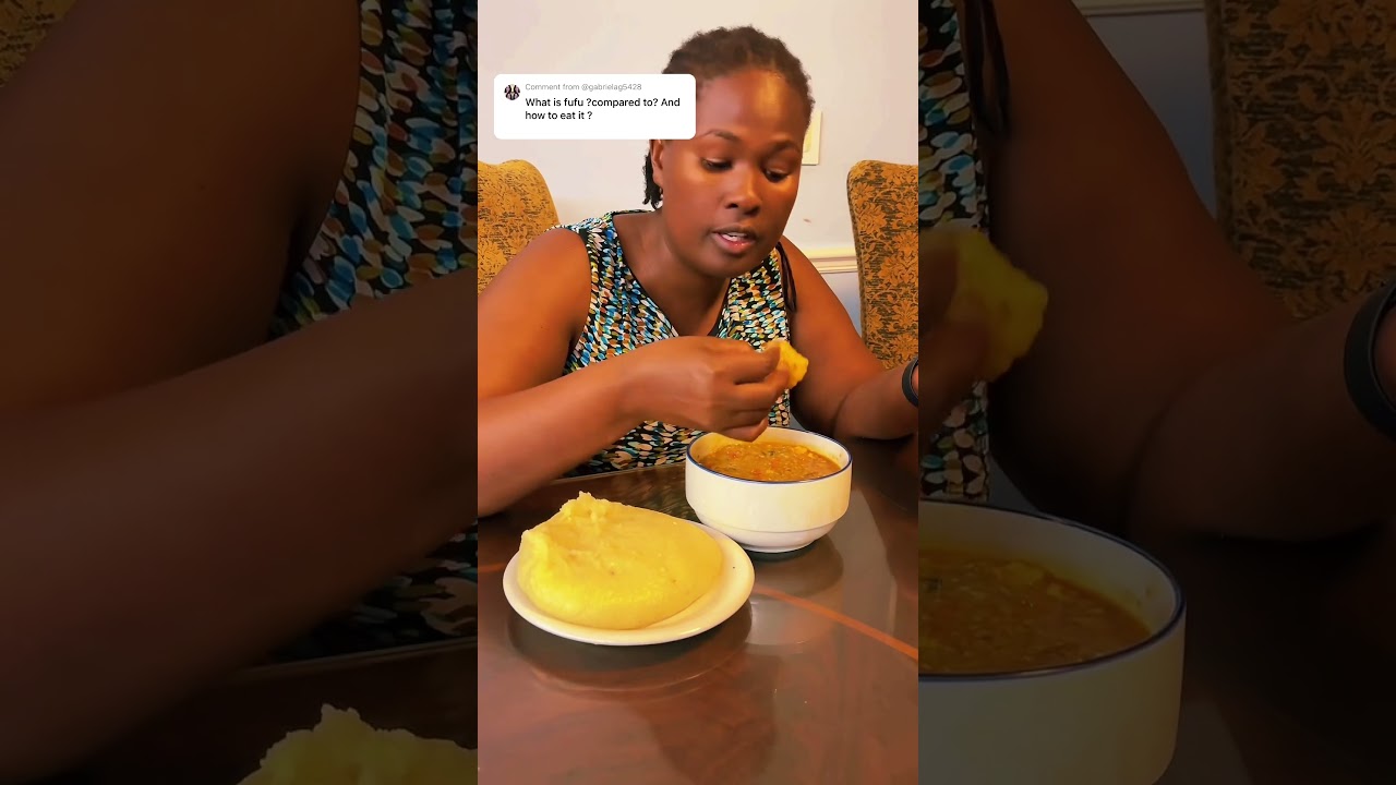 Is fufu raw dough and how does it taste like?#fufu #africanfood  #africanfoodie #homecookedwithlove