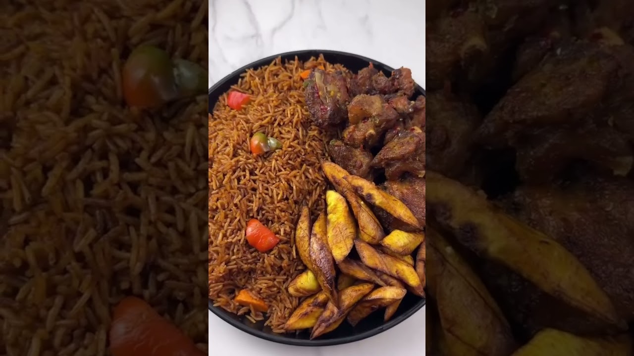 African food, foodie, spicy jollof rice