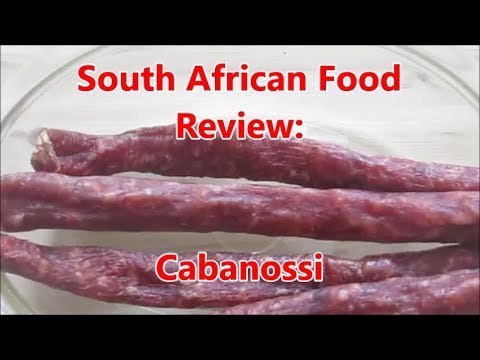 South African Food Review:  Cabanossi