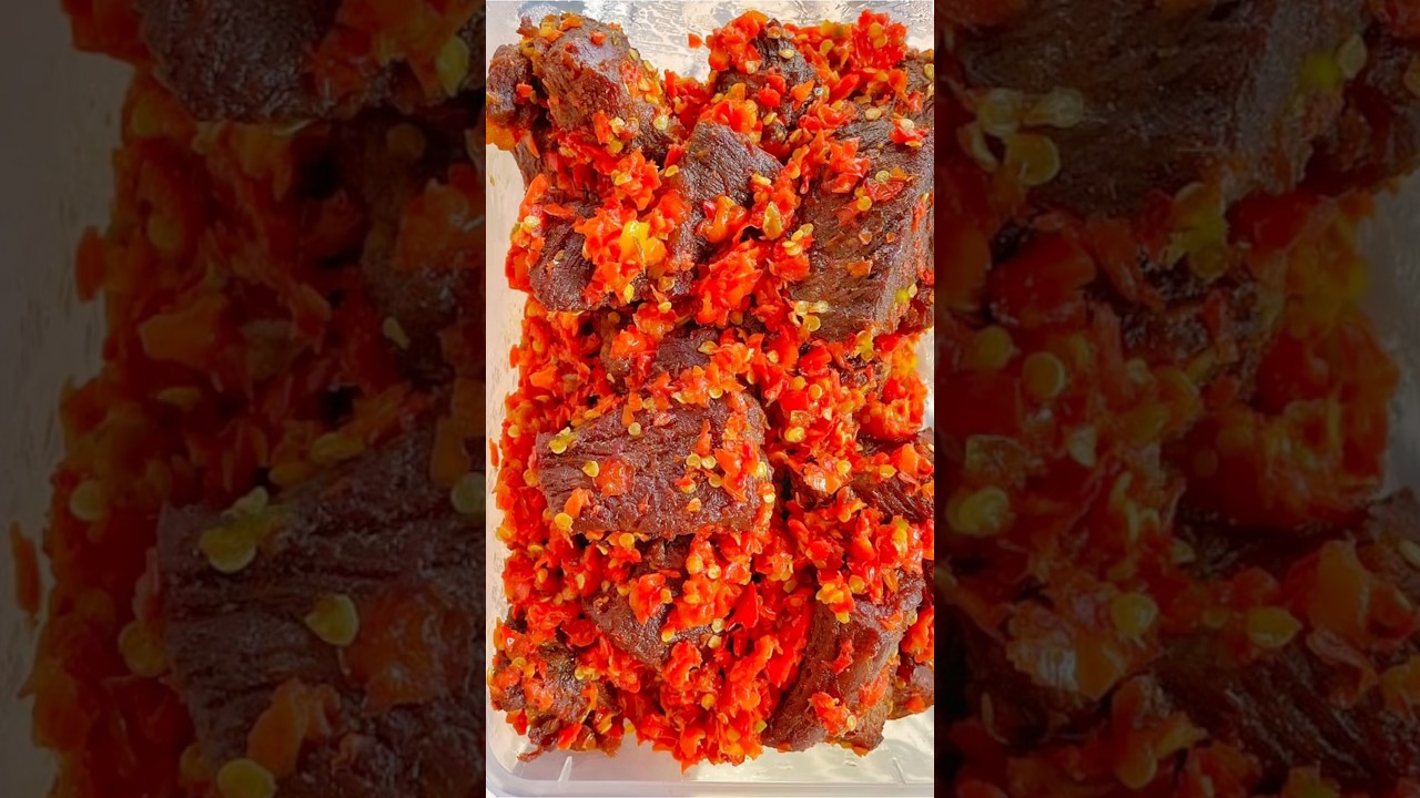 The Easiest Method to make Peppered Meat #beefrecipe #asun #youtubechamps