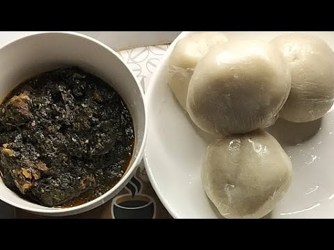 EAT FUFU AND EDITAN SOUP WITH ME LIVE || Delicious African Food