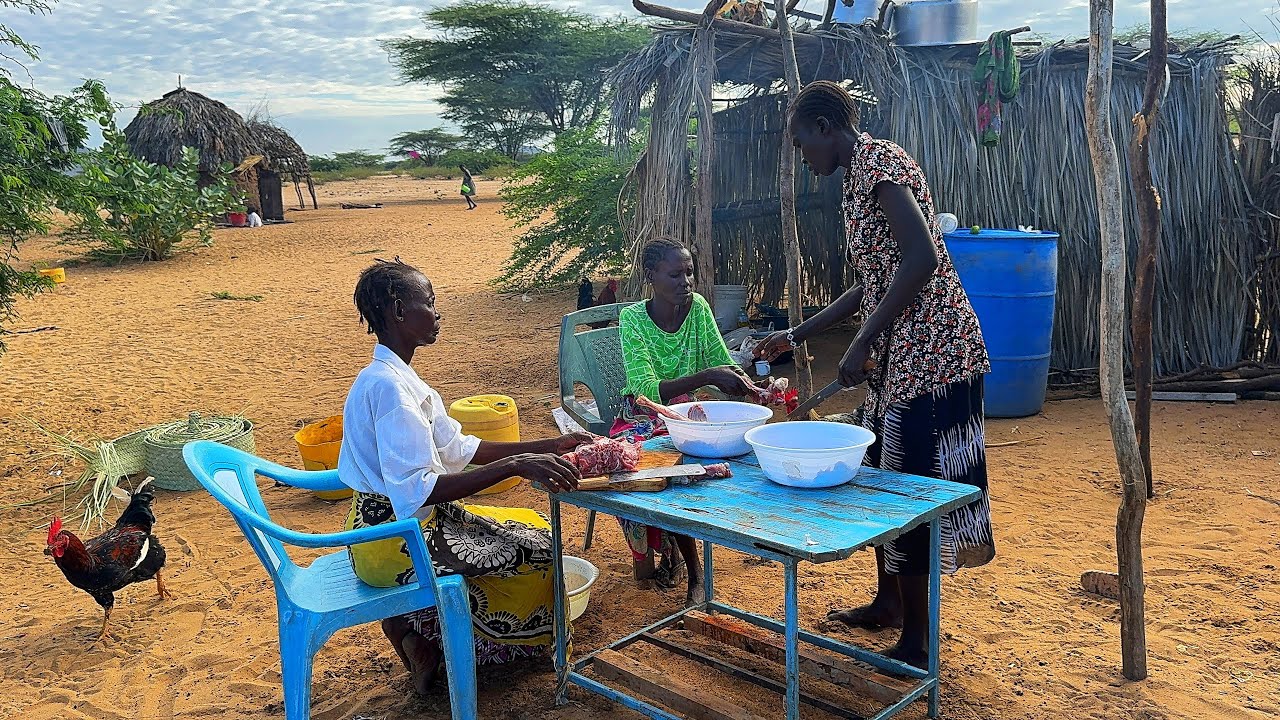 African village life #cooking  Village food for lunch