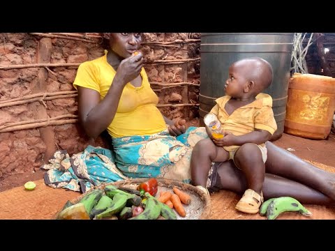 These African Village Family Cooks The Most Delicious Organic Food In Face Of Hardship For Survival