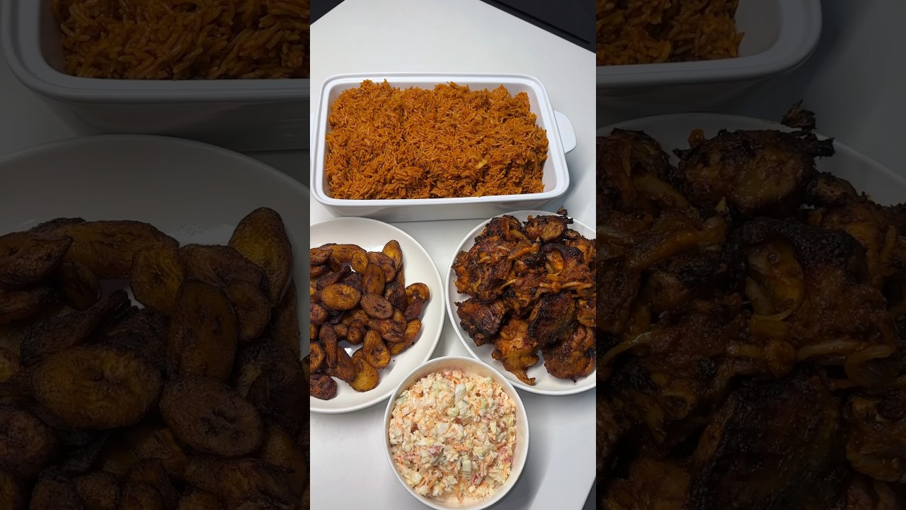 Hot Smokey Party Jollof Rice That Never Miss. #jollofrice #partyjollof #shortvideo