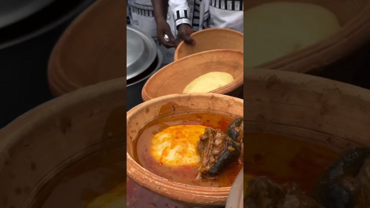 Fufu serving #delicious #food #shorts