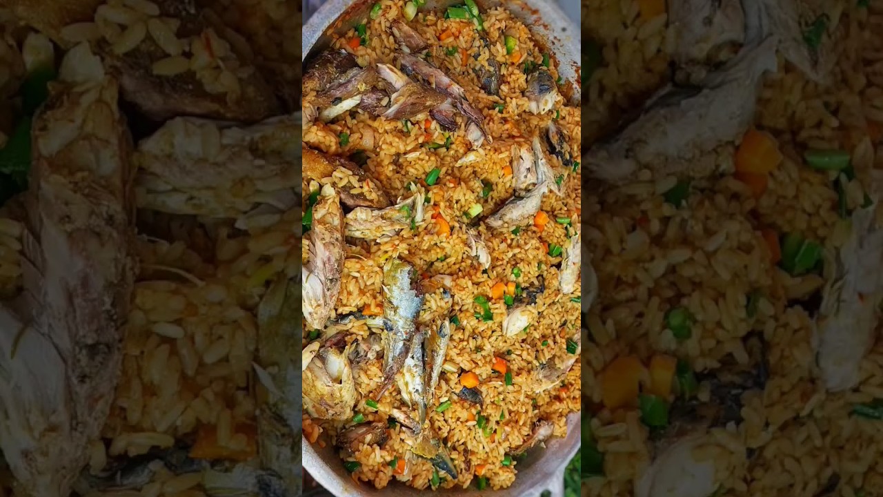 Let’s cook fish and coconut rice. Do you have a better title? #cooking #africanfood #viralvideo