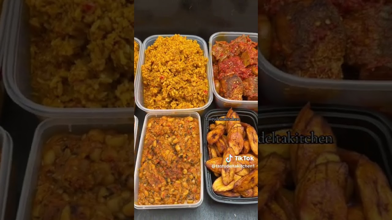 Variety of delicious Nigerian food, mukbang video, African food #spicyfood #food #nigeriafood