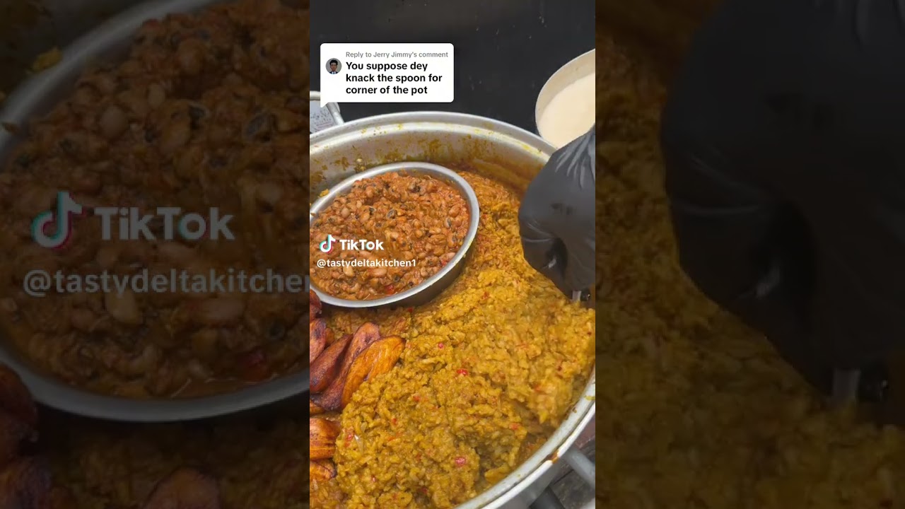 See Banga rice naa, Nigeria food, African food mukbang #smallchops #homemademeals #foodienation