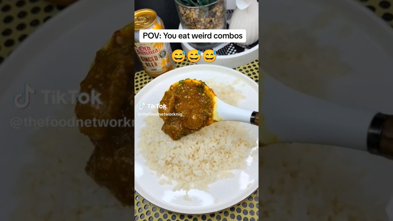 Eating rice with ogbono soup, African food mukbang, Nigeria food,#spicyfood #food #nigeriafood