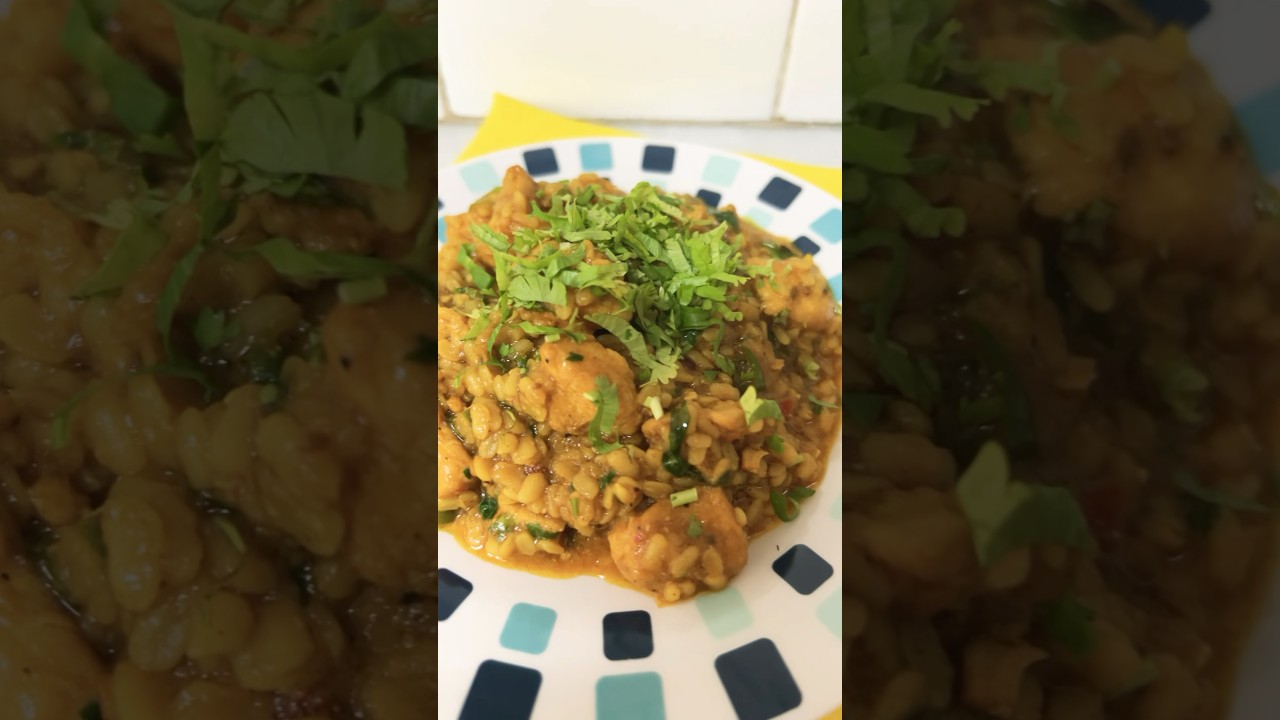 Chicken daal mash#shortvideo #food #recipe #shorts#domesticfusionfood