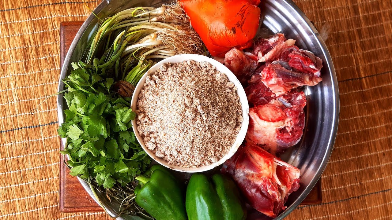 Cooking delicious village family lunch /EAST AFRICAN FOOD/CORN FLOUR WITH VEGETABLES.