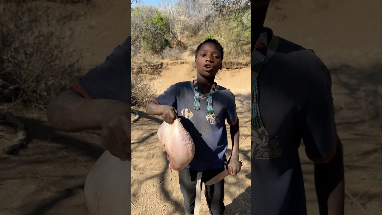 Amazing #hadza #food preparation