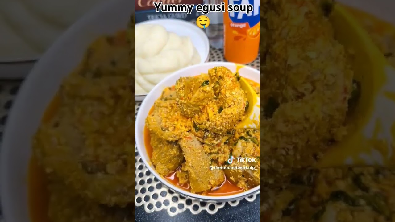 Nigeria Egusi soup, Nigeria food, African food mukbang, Asia street food #bangasoup #asianfoods