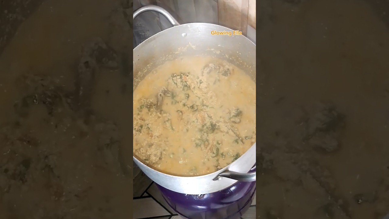 Nigeria Egusi pepper soup, Nigeria food, African food mukbang video #food #nigeriafood #cooking