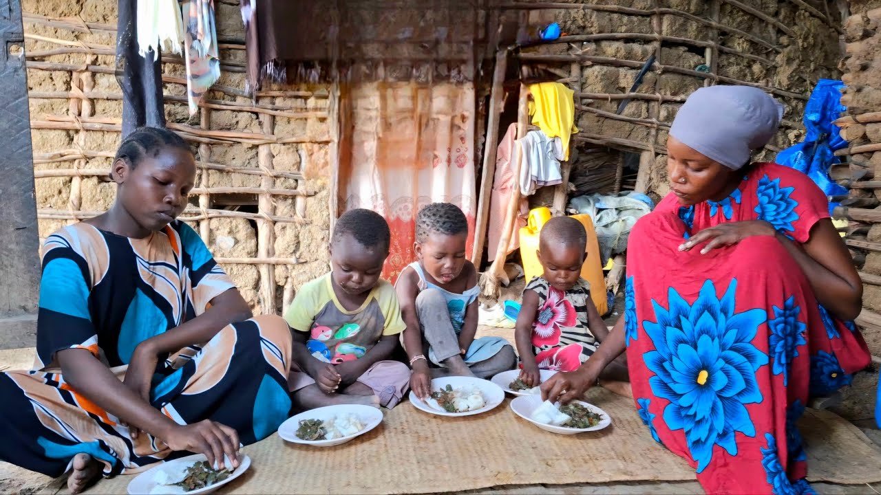 African Village Life On a Rainy Morning#Cooking Delicious Traditional Village Food For Breakfast